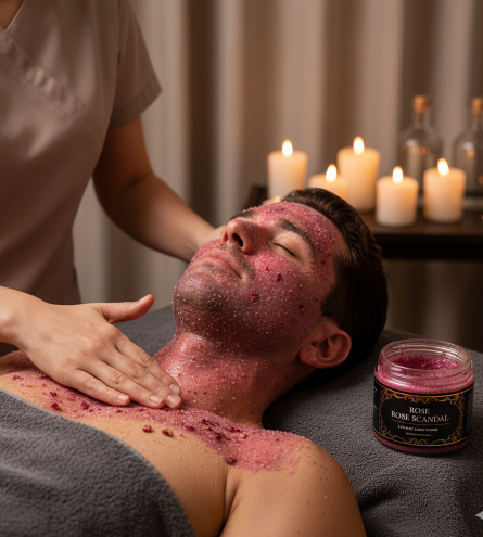 Rose Polish Body Scrub at Arvi Wellness Spa